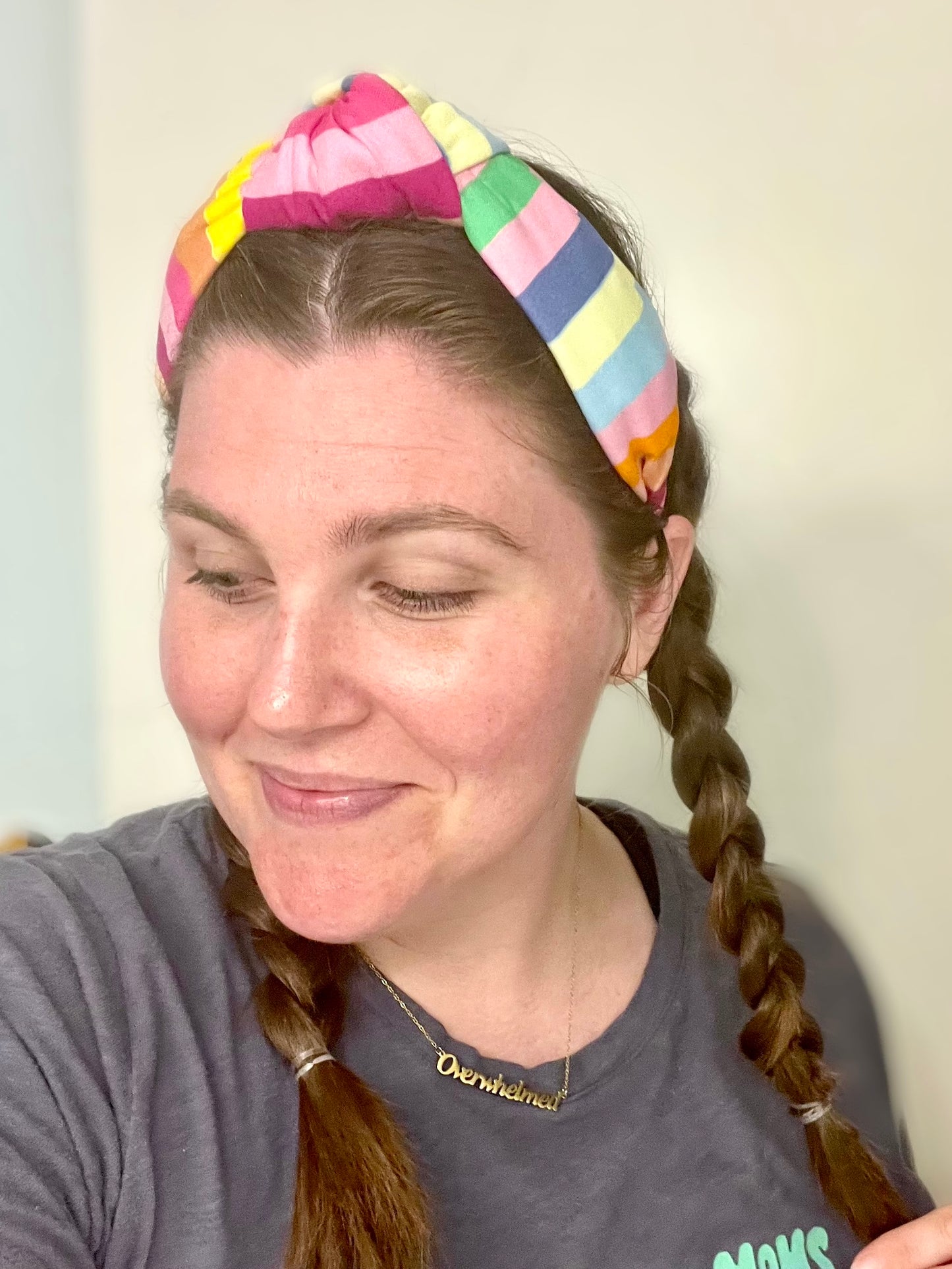 Summer Stripes Knotted Headband